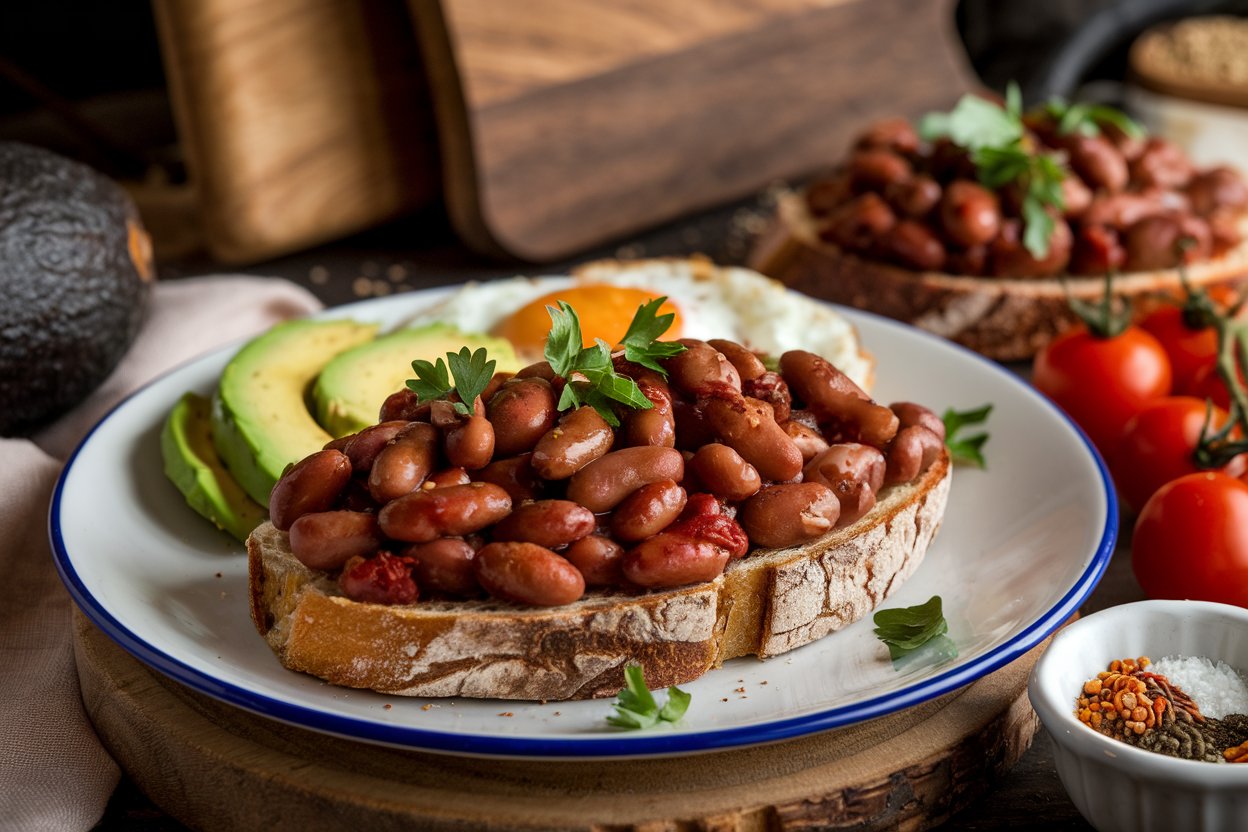 What do you eat with smoky beans?