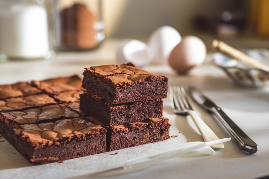 How do you check if brownies are done if you don't have a toothpick?