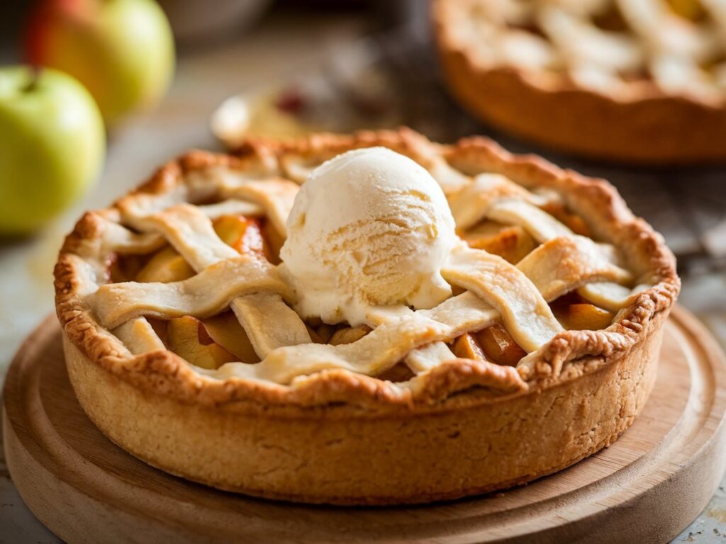 What is apple pie made of?