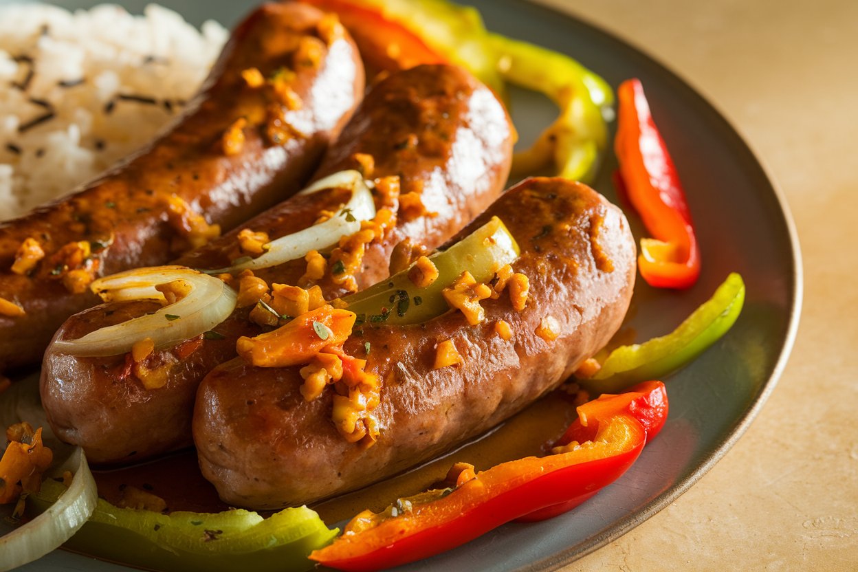 Curried sausages recipe