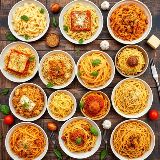 What are the top 10 pasta dishes?