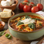 What ingredients do you need for lasagna soup?