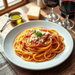 What are the 4 main pasta dishes?