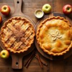 What is the difference between American apple pie and English apple pie?